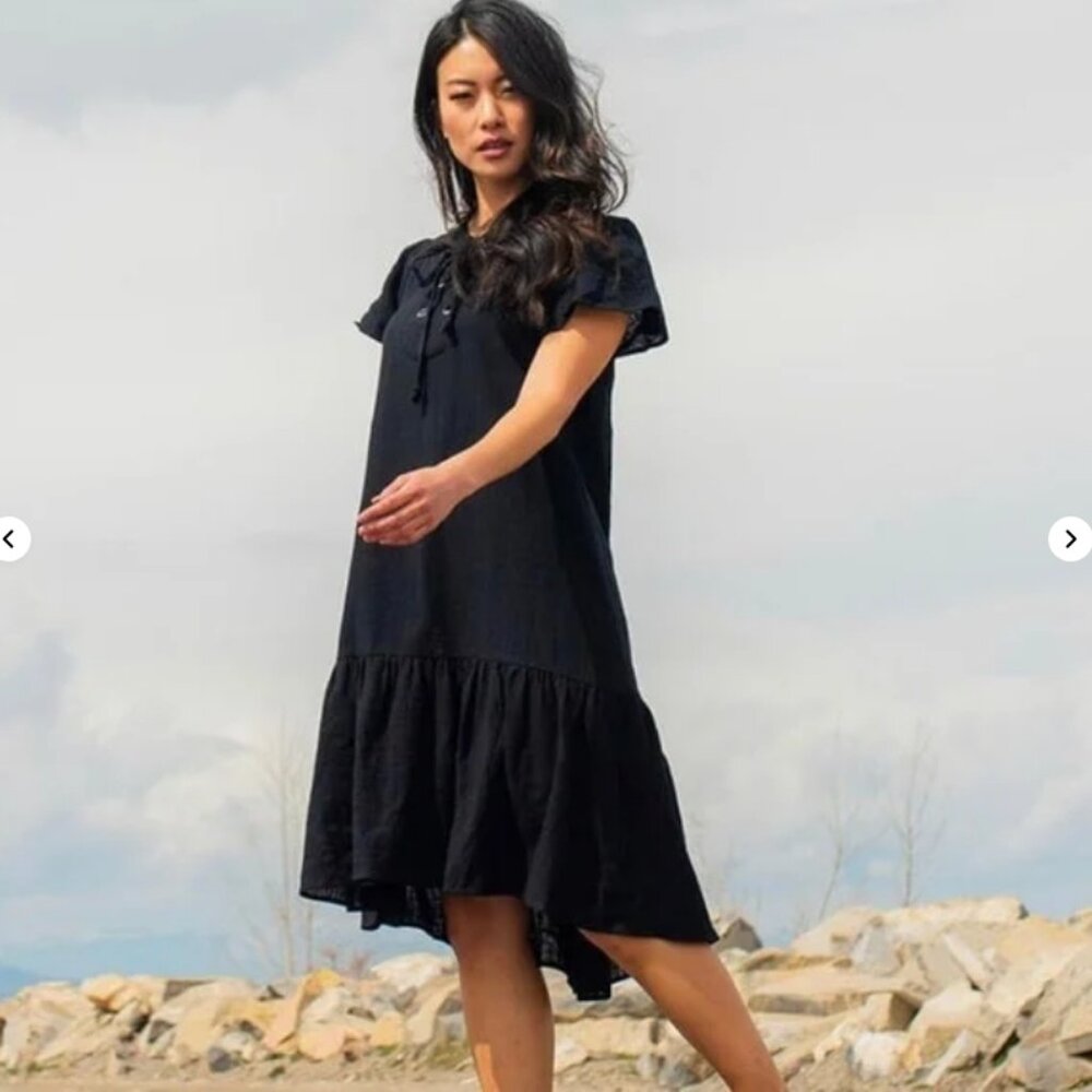NWT Bates Dress (Drop Waist) Black